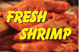 NEOPlex BN0102 Fresh Shrimp Yellow 24"X 36" Vinyl Banner