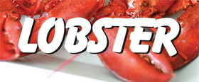 NEOPlex BN0106-3 Lobster 30"X 72" Vinyl Banner