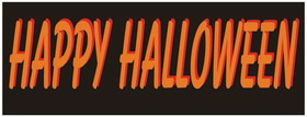 NEOPlex BN0116 Bright Happy Halloween 24"X 36" Vinyl Banner