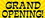 NEOPlex BN0147-3 Grand Opening Yellow Fireworks 30"X 72" Vinyl Banner