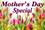 NEOPlex BN0176 Holiday Mother's Day Specials Pink 24"x 36" Vinyl Banner