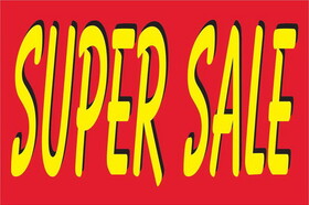 NEOPlex BN0221 Bright Super Sale 24"x 36" Vinyl Banner