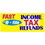 NEOPlex BN0247-3 Income Tax Refunds 30" X 72" Vinyl Banner