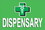 NEOPlex BN0252 Dispensary Green With Cross 24" X 36" Vinyl Banner