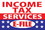 NEOPlex BN0255 Income Tax Services E-File 24" X 36" Vinyl Banner