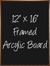 NEOPlex BNP-1216-F 12" X 16" Framed Acrylic Board