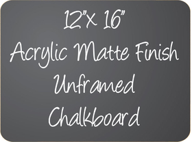 NEOPlex BNP-1216M 12"X 16" Acrylic Matte Finish Chalkboard