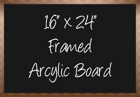 NEOPlex BNP-1624-F 16" X 24" Framed Acrylic Board