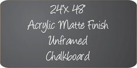 NEOPlex BNP-2448M 24"X 48" Acrylic Matte Finish Chalkboard