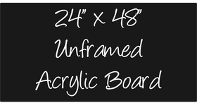 NEOPlex BNP-2448 24" X 48" Unframed Acrylic Board