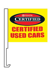NEOPlex C-016 Toyota Certified Used Car Window Flag