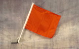 NEOPlex C-147 Solid Orange Car Window Flag