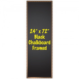 NEOPlex CB-2472-F 24" X 72" Hardwood Framed Chalkboard