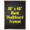 NEOPlex CB-3648-F 36" X 48" Hardwood Framed Chalkboard