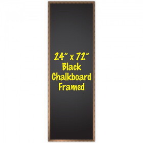 NEOPlex CBB-2472F 24" x 72" Hardwood Framed Chalkboard