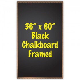 NEOPlex CBB-3660F 36" x 60" Hardwood Framed Chalkboard