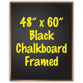 NEOPlex CBB-4860F 48" x 60" Hardwood Framed Chalkboard