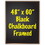 NEOPlex CBB-4860F 48" x 60" Hardwood Framed Chalkboard