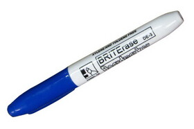 NEOPlex DE-3BL Blue Dry Erase Marker -Chisel Tip