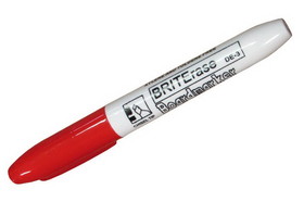 NEOPlex DE-3RD Red Dry Erase Marker -Chisel Tip