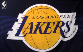 NEOPlex F-1014 Los Angeles Lakers 3'X 5' Basketball Flag