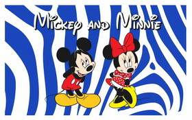 NEOPlex F-1025 Mickey N Minnie 3'X 5' Flag