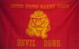 NEOPlex F-1054 Marines Devil Dogs 3'x 5' Military Flag