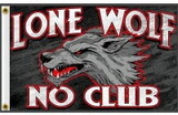 NEOPlex F-1062 Lone Wolf No Club 3'x 5' Flag