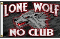 NEOPlex F-1062 Lone Wolf No Club 3'x 5' Flag
