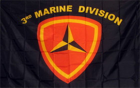 NEOPlex F-1079 Marines 3Rd Division 3'X 5' Military Flag