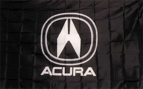 NEOPlex F-1098 Acura Black Automotive Logo 3'x 5' Flag