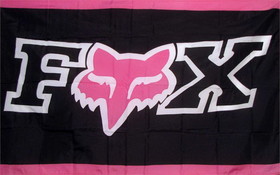 NEOPlex F-1111 Fox Moto Pink Motocross 3'X 5' Flag