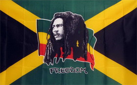 NEOPlex F-1113 Bob Marley Freedom Music Group Premium 3'X 5' Flag