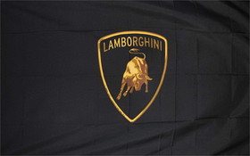 NEOPlex F-1118 Lamborghini Automotive Logo 3'X 5' Flag
