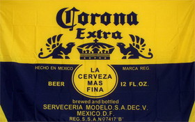 NEOPlex F-1133 Corona Extra Beer - Blue/Gold 3'X 5' Flag