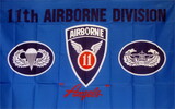 NEOPlex F-1145 11th Airborne Angels 3'x 5' Military Flag