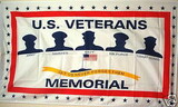 NEOPlex F-1156 Veterans Memorial 3'x 5' Military Flag