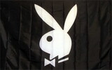 NEOPlex F-1197 Playboy Bunny Black & White 3'x 5' Flag