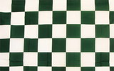 NEOPlex F-1207 Checkered Green & White Poly 3'X 5' Flag