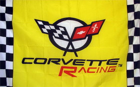 NEOPlex F-1251 Corvette Racing Yellow 3'X 5' Flag