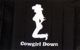 NEOPlex F-1278 Cowgirl Down Premium 3'X 5' Flag