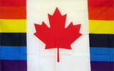 NEOPlex F-1282 Canada Pride Rainbow Premium 3'X 5' Flag