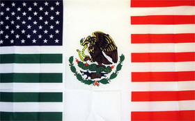 NEOPlex F-1331 Usa Mexico Friendship 3'X 5' Flag