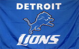 NEOPlex F-1409 Detroit Lions 3'x 5' NFL Flag