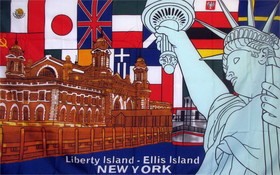 NEOPlex F-1426 Liberty Island New York 3'X 5' Flag