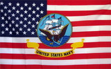 NEOPlex F-1450 Usa Navy 3'X 5' Military Flag