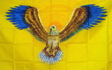 NEOPlex F-1482 Yellow Sun Eagle 3'x 5' Flag