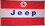 NEOPlex F-1485 Red Jeep Automotive Logo 3'x 5' Flag