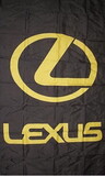 NEOPlex F-1512 Lexus Black Vertical Automotive 3'x 5' Flag