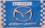 NEOPlex F-1515 Mazda Zoom-Zoom Checkered Automotive 3' X 5' Flag